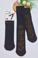 جوراب نگین کاری سه ربع ساپورتی