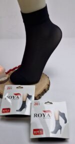 جوراب دو ربع ساپورتی ساده (ضخامت20)