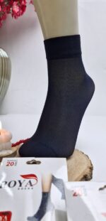 جوراب دو ربع ساپورتی ساده (ضخامت20) - Image 3