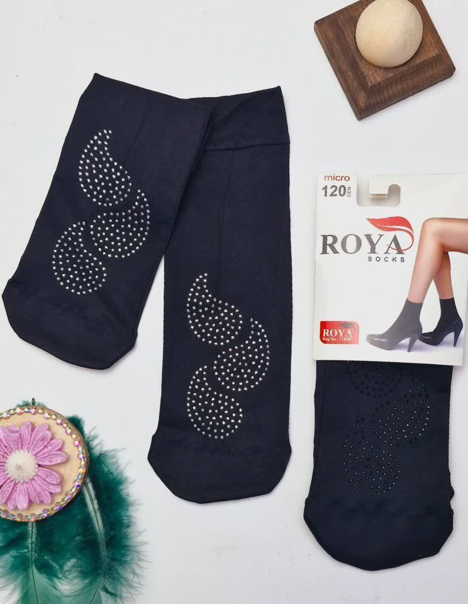 photo_2025-12-22_14-53-35 جوراب دوربع نگین کاری - Image 1