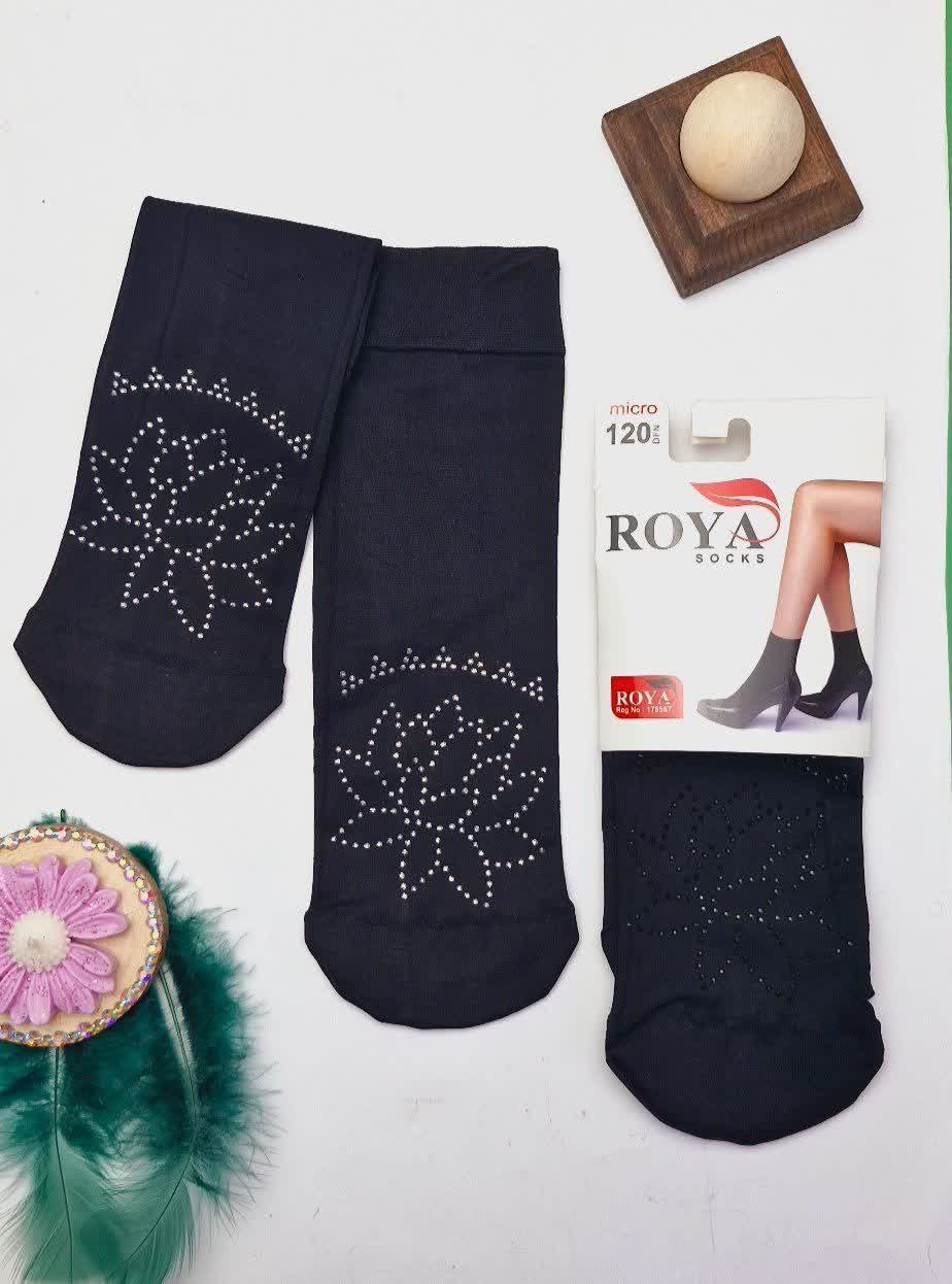 photo_2025-12-22_14-57-23 جوراب دوربع نگین کاری - Image 1