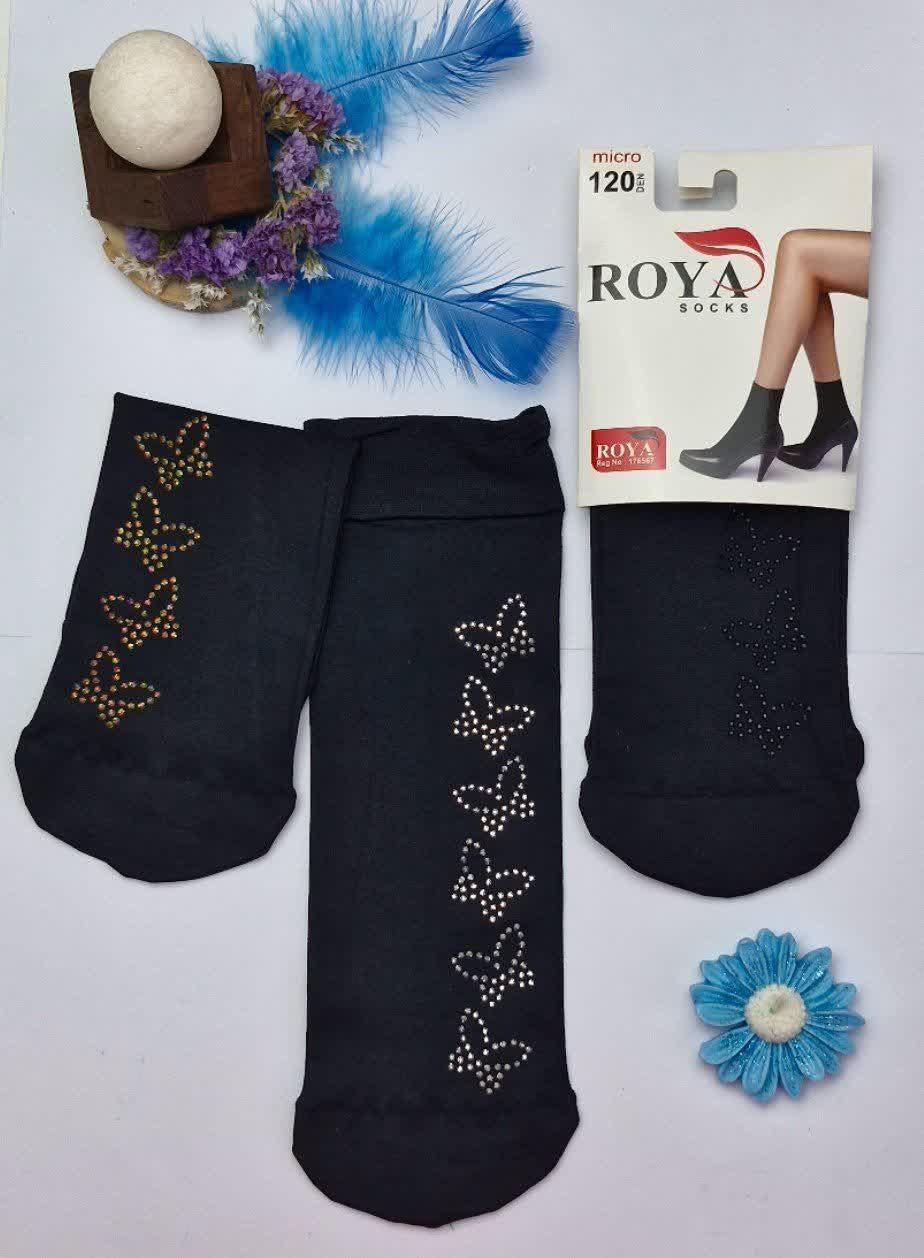 photo_2025-12-22_14-59-43 جوراب دوربع نگین کاری - Image 1