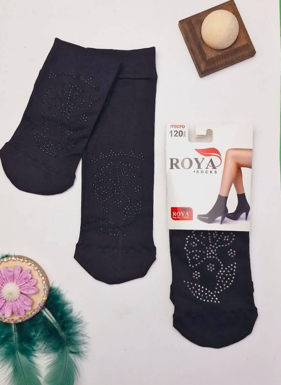 photo_2025-12-22_15-01-12 جوراب دوربع نگین کاری - Image 1