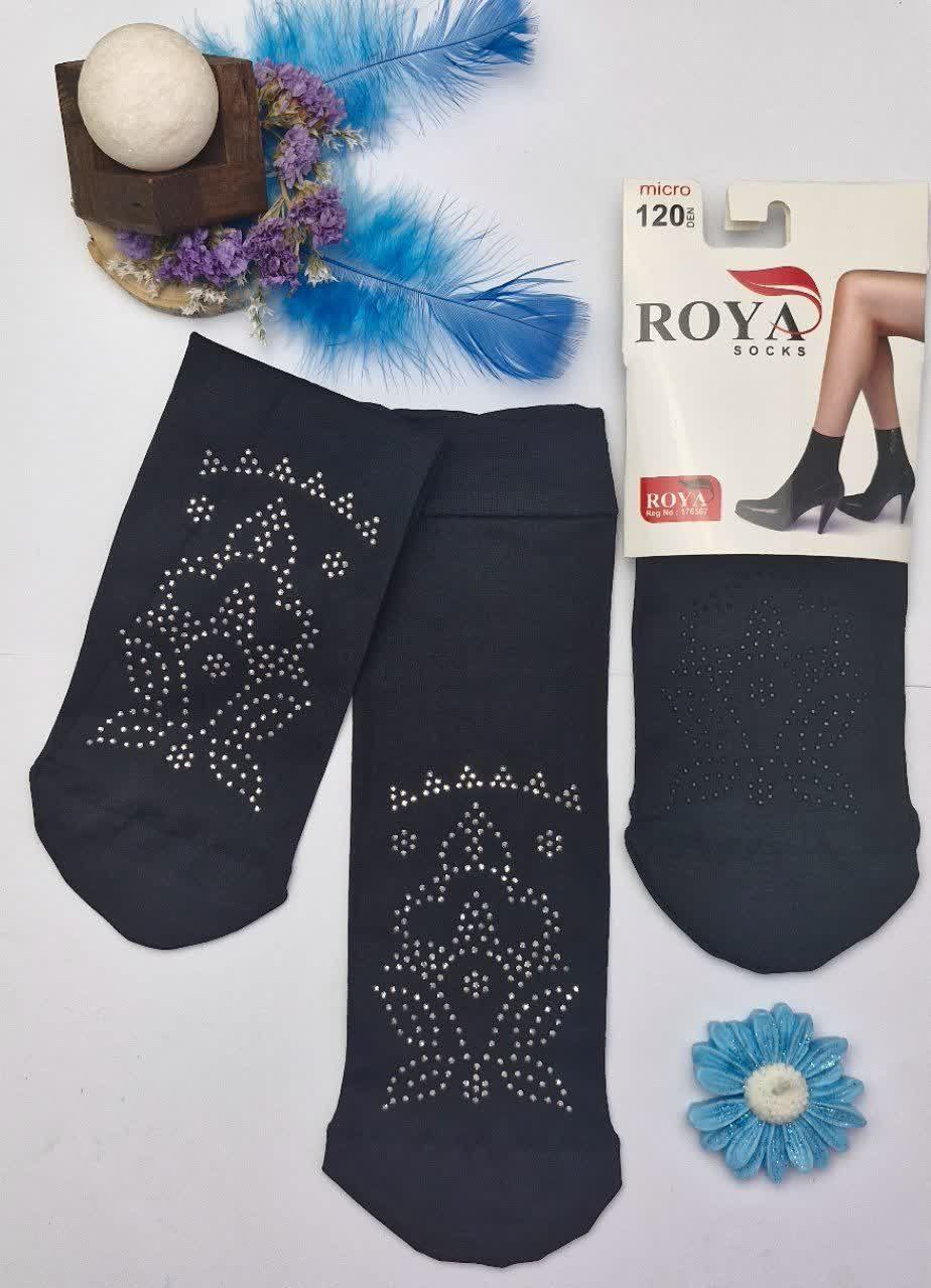 photo_2025-12-22_15-04-53 جوراب دوربع نگین کاری - Image 1