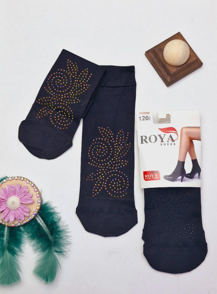 photo_2025-12-22_15-06-45 جوراب دوربع نگین کاری - Image 1