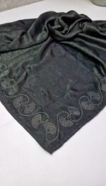 روسری نگین کاری طرح قاصدک - Image 3